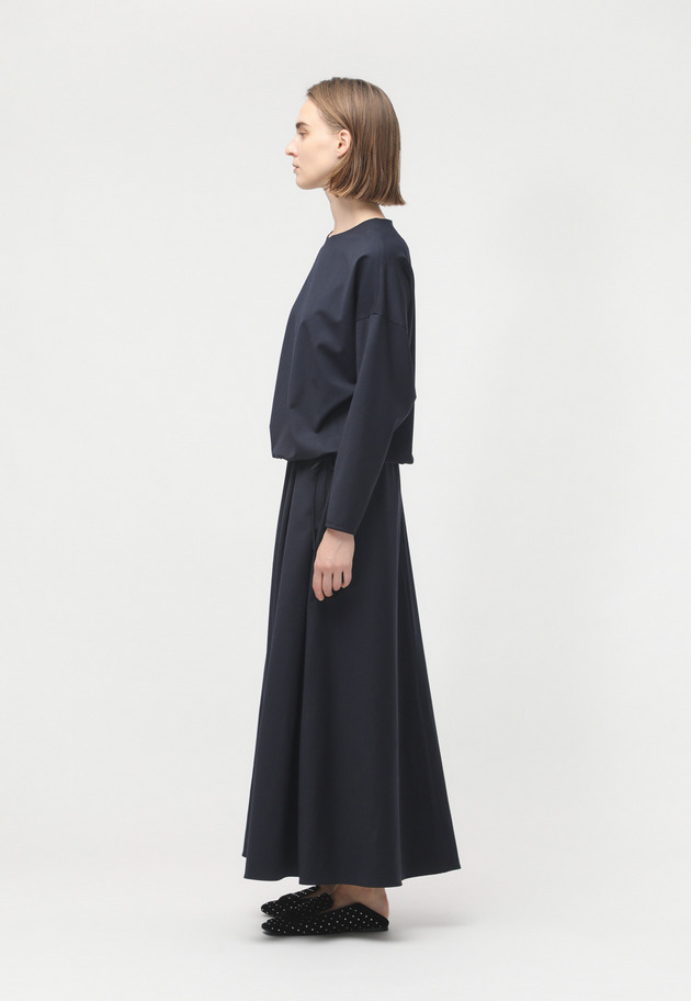 WOOL TWO PIECE DRESS 詳細画像 Navy 2