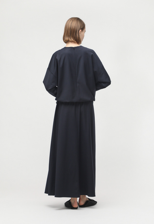 WOOL TWO PIECE DRESS 詳細画像 Navy 3