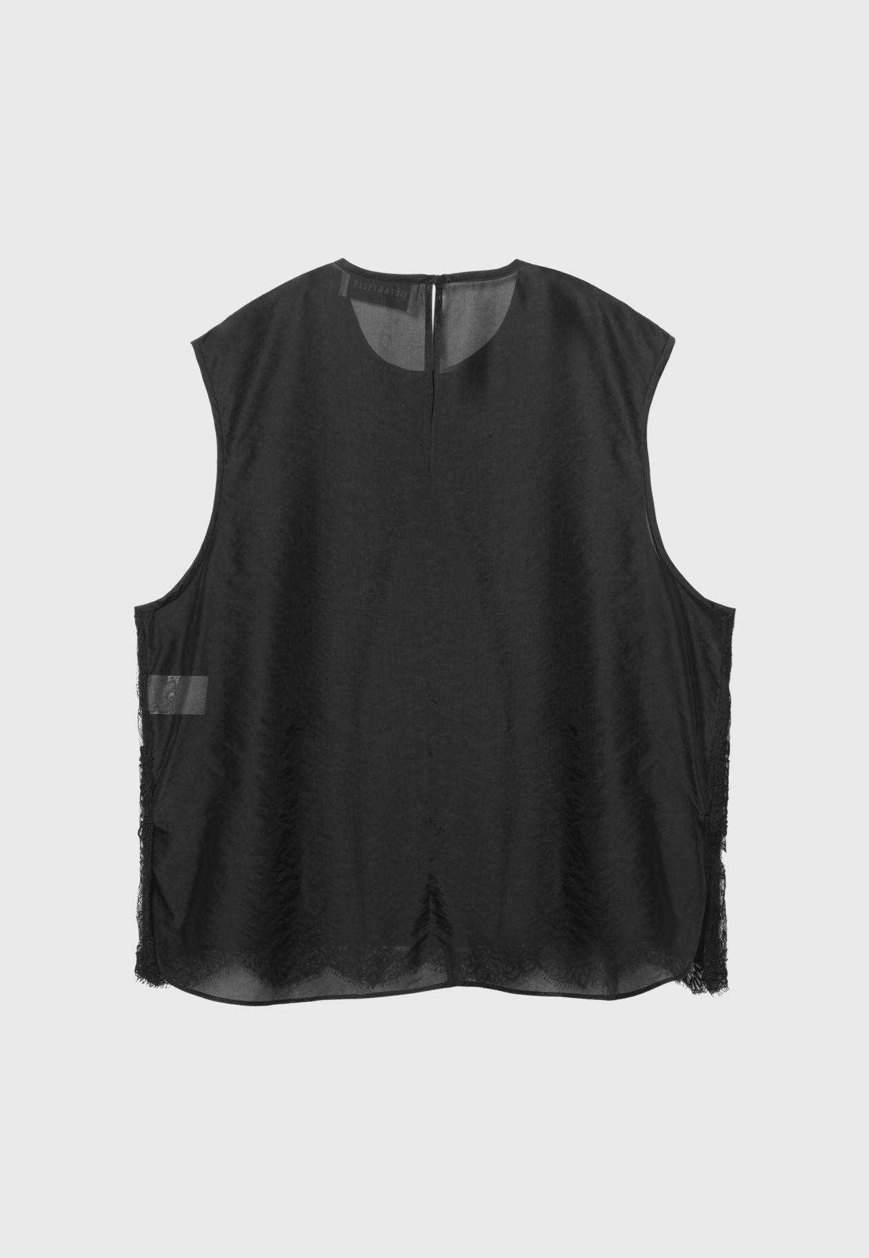 LACE COMBINATION TANKTOP 詳細画像 Black 6