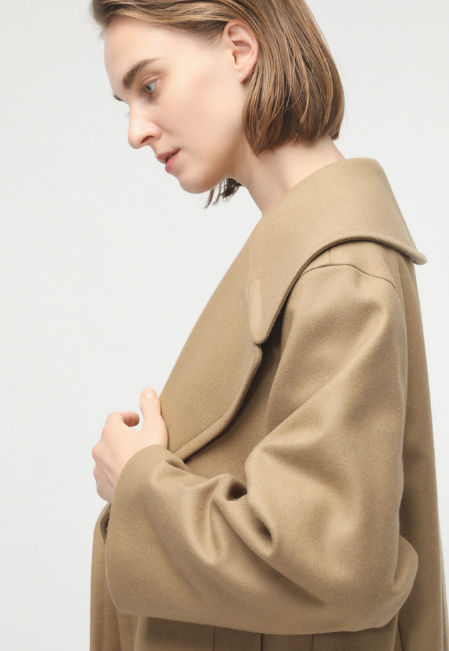 SUPER140's BIG COLLAR COAT 詳細画像 Camel 5