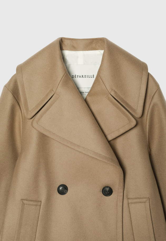 SUPER140's BIG COLLAR COAT 詳細画像 Camel 8