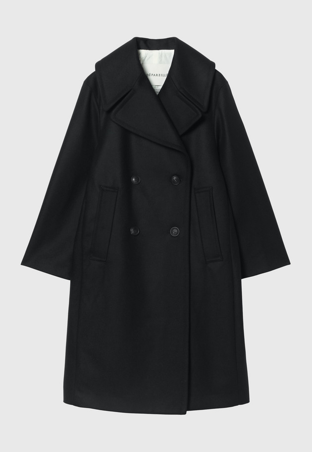 SUPER140's BIG COLLAR COAT 詳細画像 Navy 8