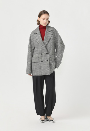 HOUNDSTOOTH OVER JACKET