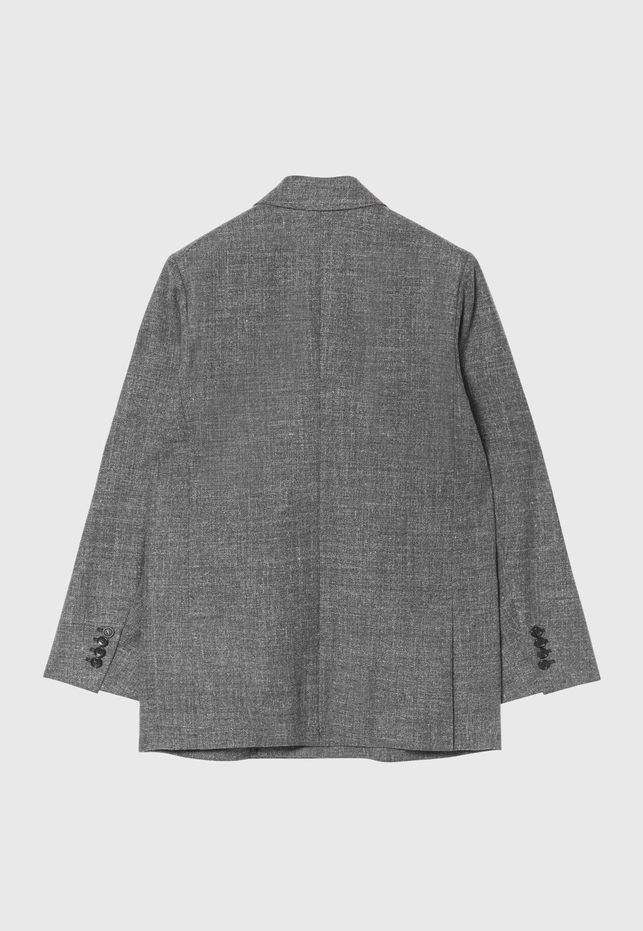 WOOL LINEN SLAB JACKET 詳細画像 Chcl 8