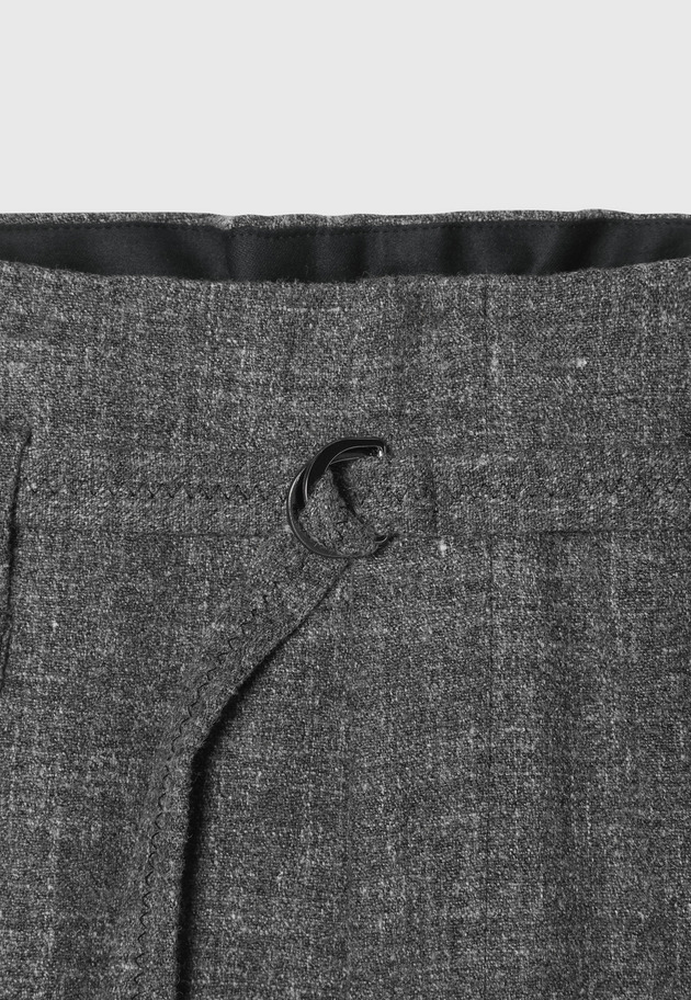 WOOL LINEN SLAB PANTS 詳細画像 Chcl 13