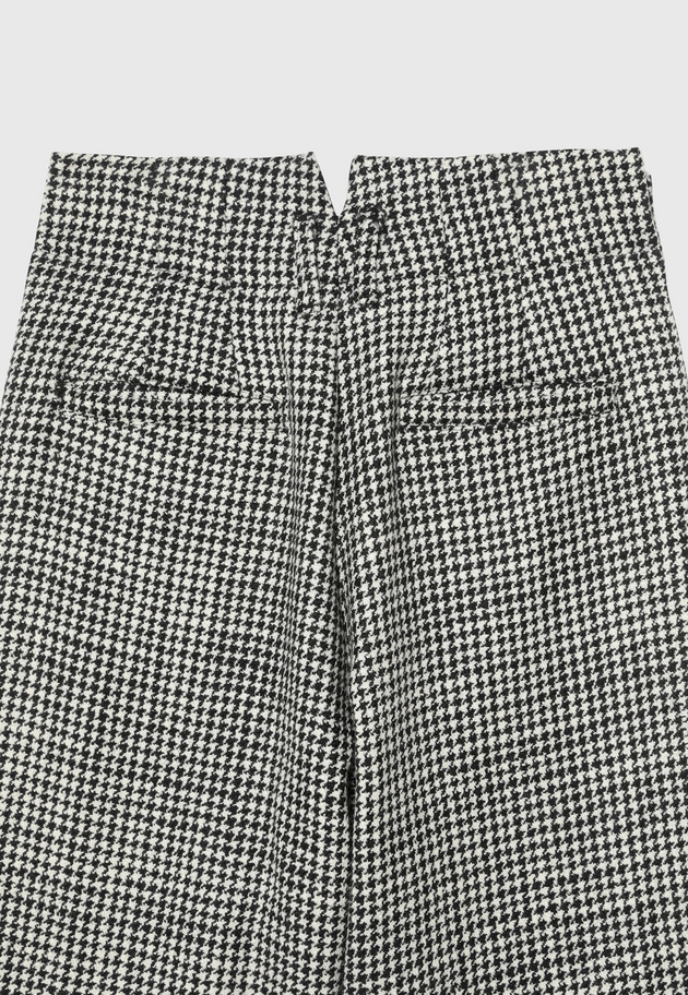 HOUNDSTOOTH CURVE PANTS 詳細画像 Black 9