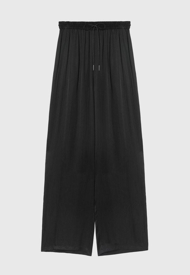 VISCOSE SATIN PANTS 詳細画像 Black 6