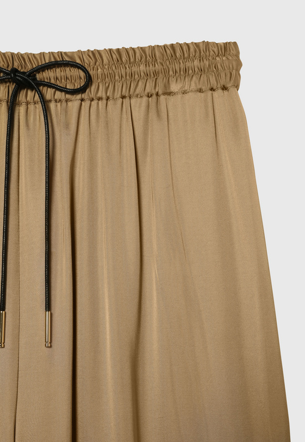 VISCOSE SATIN PANTS 詳細画像 Camel 4