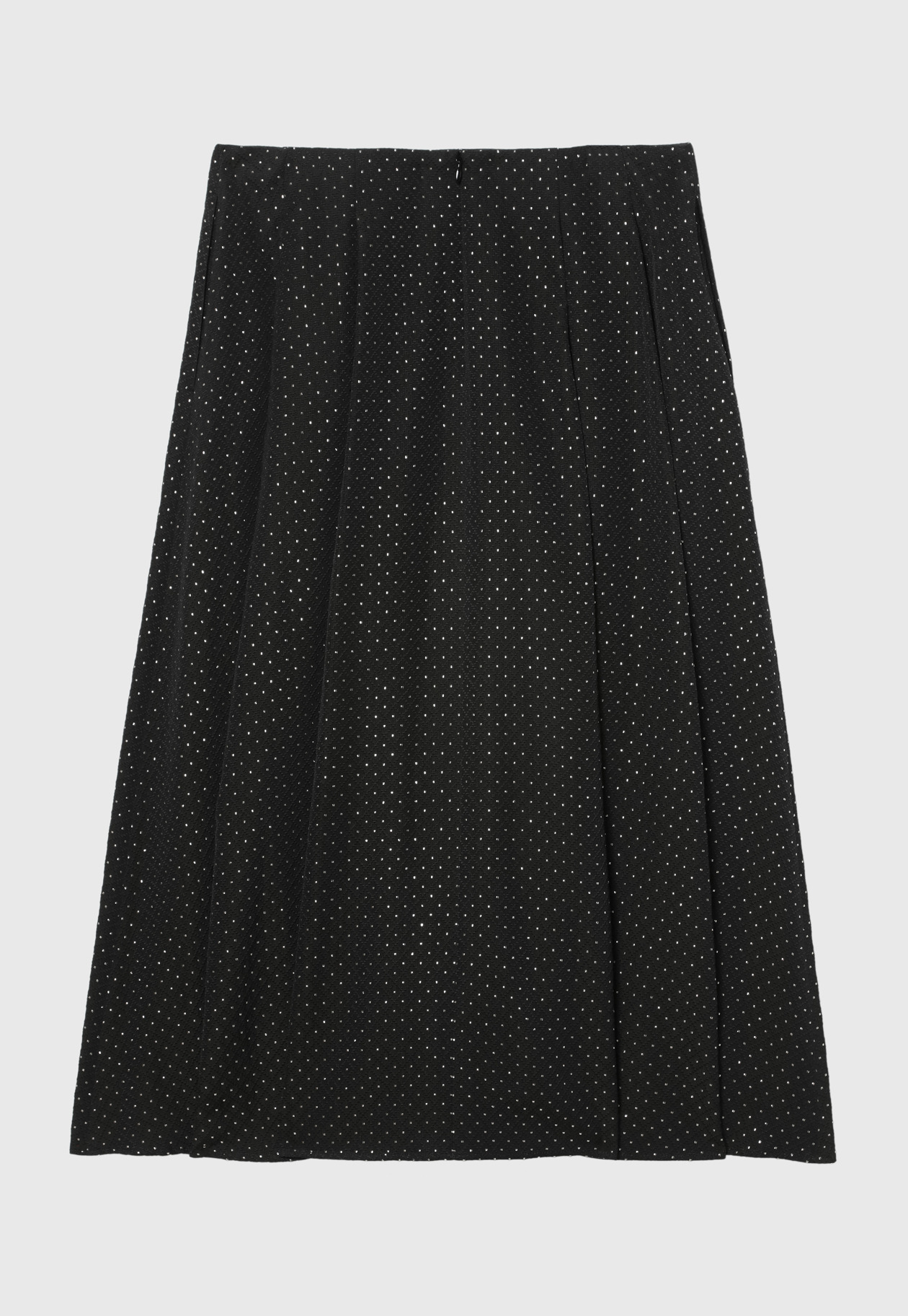 METALLIC DOT JACQUARD TUCK SKIRT 詳細画像 Chcl 15