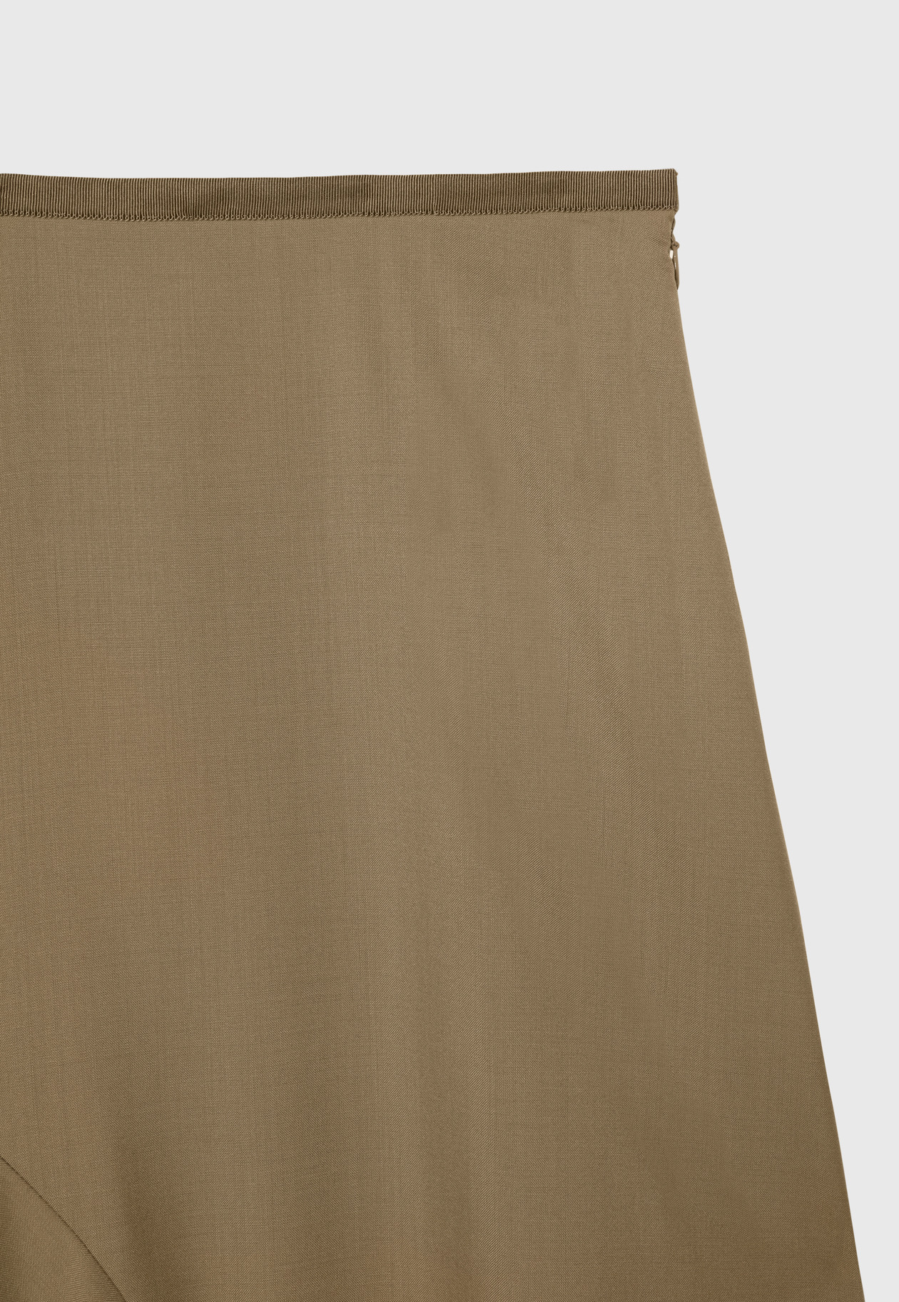 WOOL TORO ASYMMETRY SKIRT 詳細画像 Camel 9