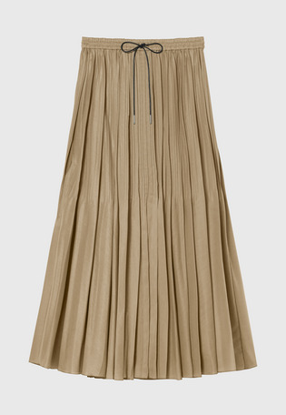 ORGANDY PLEATS SKIRT