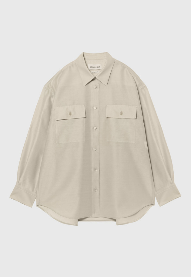 ORGANDY SHIRT 詳細画像 Beige 4