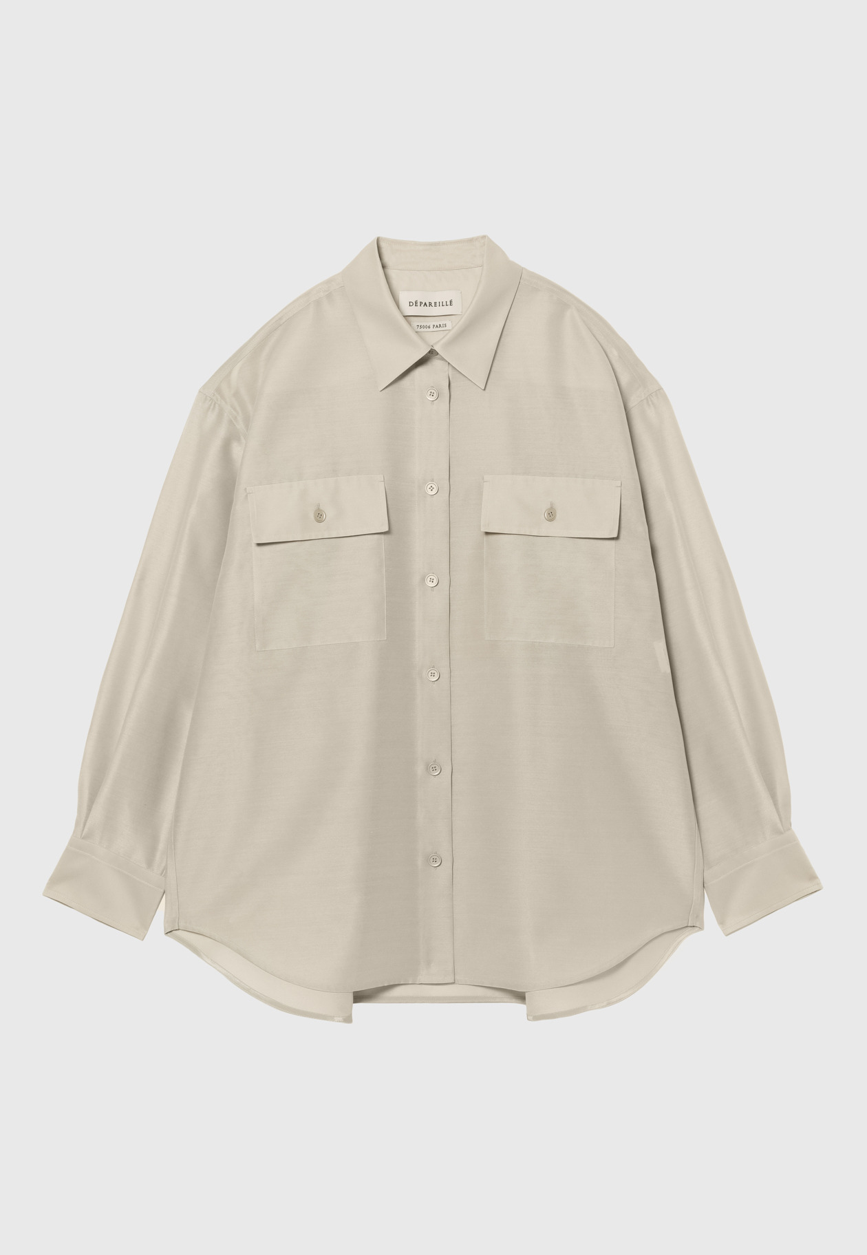 ORGANDY SHIRT 詳細画像 Beige 4