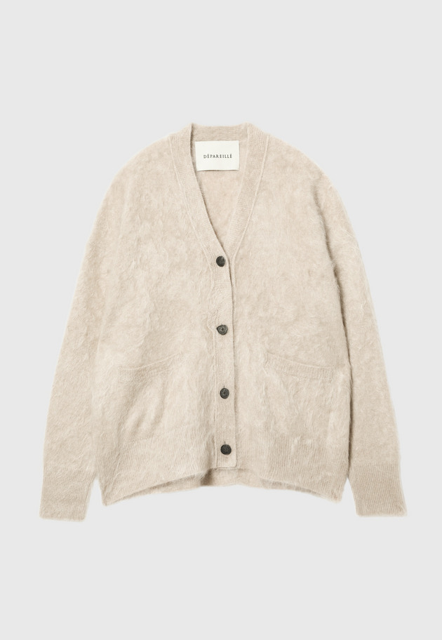 CASHMERE FUR CARDIGAN 詳細画像 Beige 1