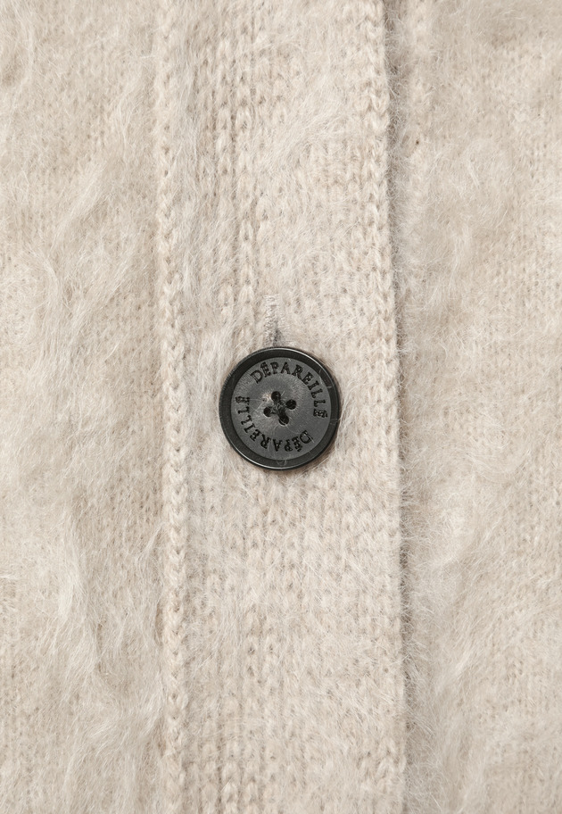 CASHMERE FUR CARDIGAN 詳細画像 Beige 2