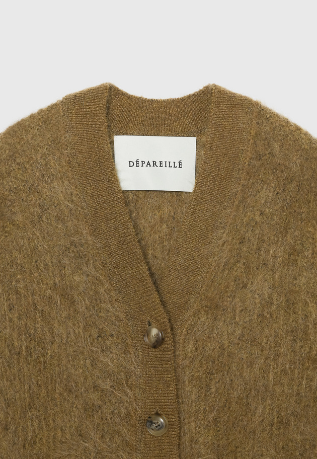 MOHAIR ALPACA CARDIGAN 詳細画像 Camel 3