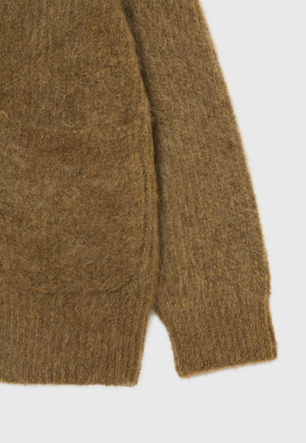 MOHAIR ALPACA CARDIGAN 詳細画像 Camel 4