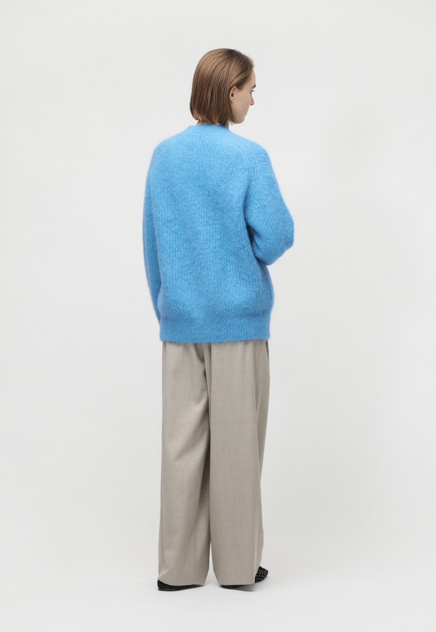 MOHAIR ALPACA CARDIGAN 詳細画像 Blue 4