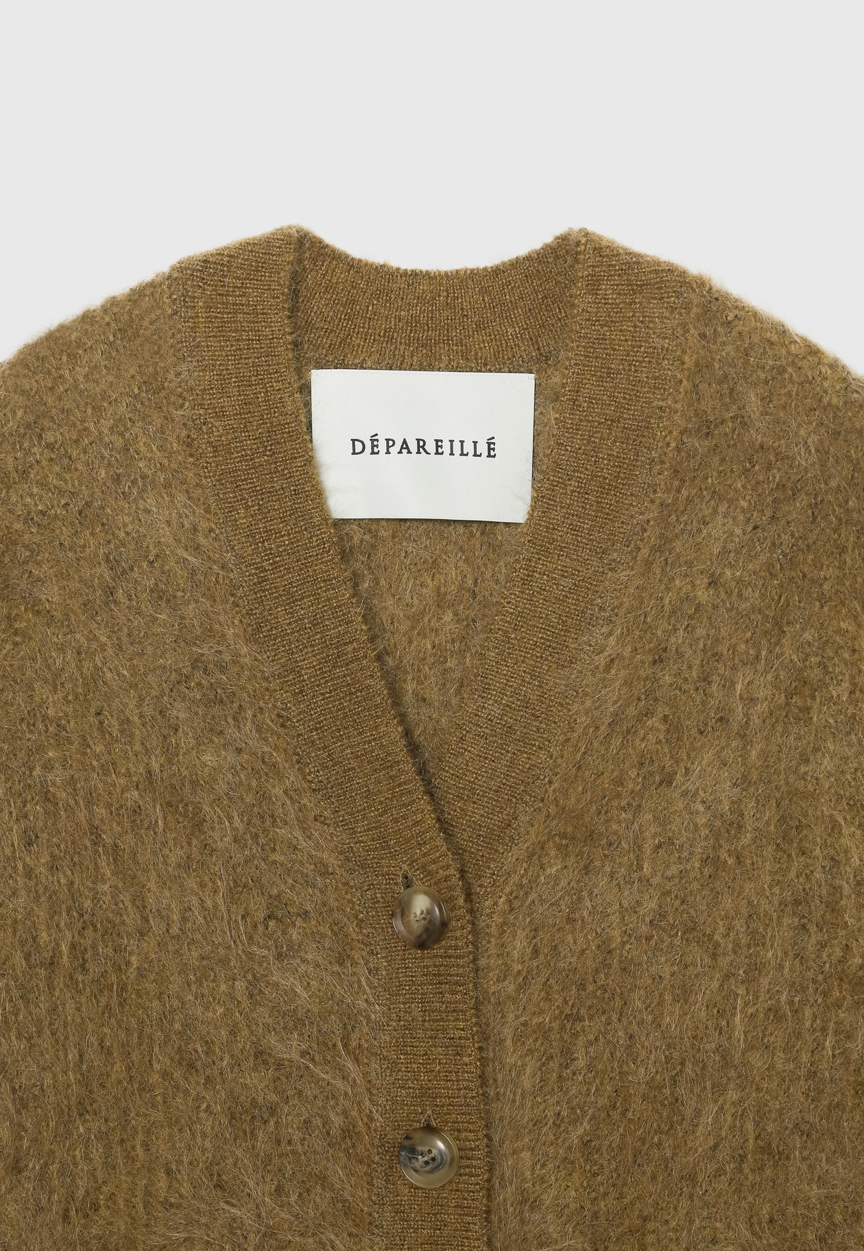 MOHAIR ALPACA CARDIGAN 詳細画像 Camel 3