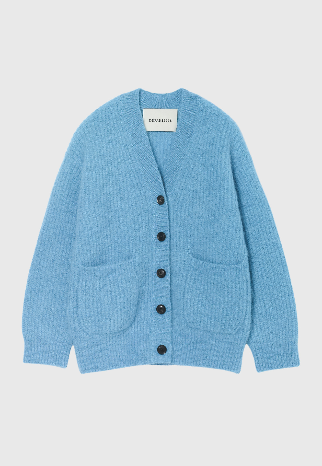 MOHAIR ALPACA CARDIGAN 詳細画像 Blue 5