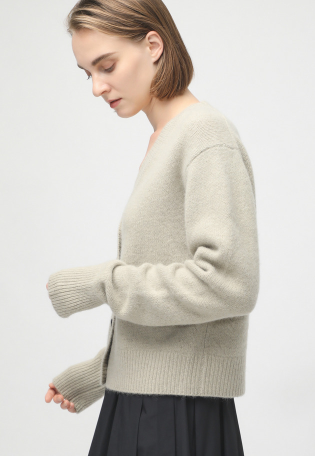 WHITE YAK COMPACT CARDIGAN 詳細画像 Beige 2