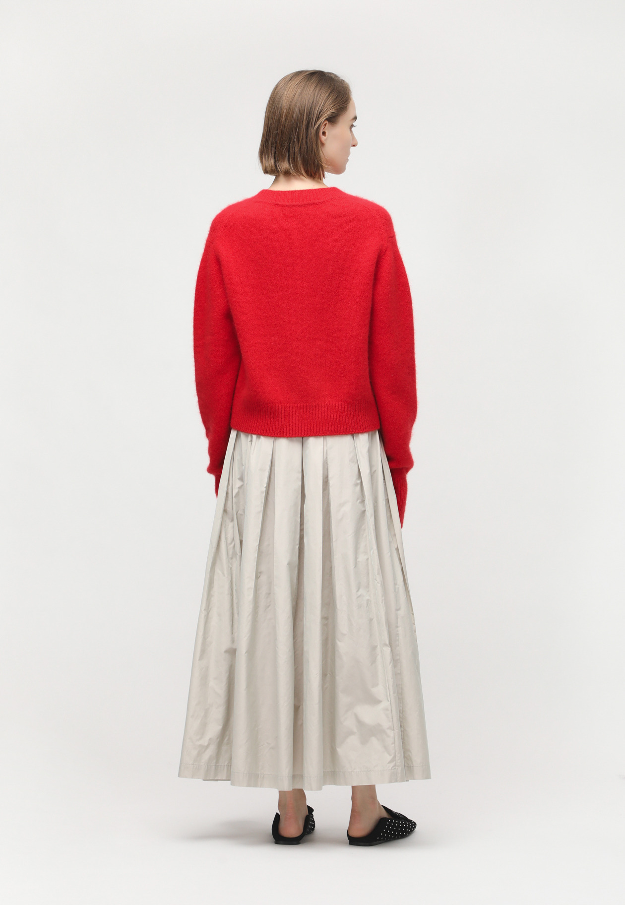 WHITE YAK CONPACT CARDIGAN 詳細画像 Red 4