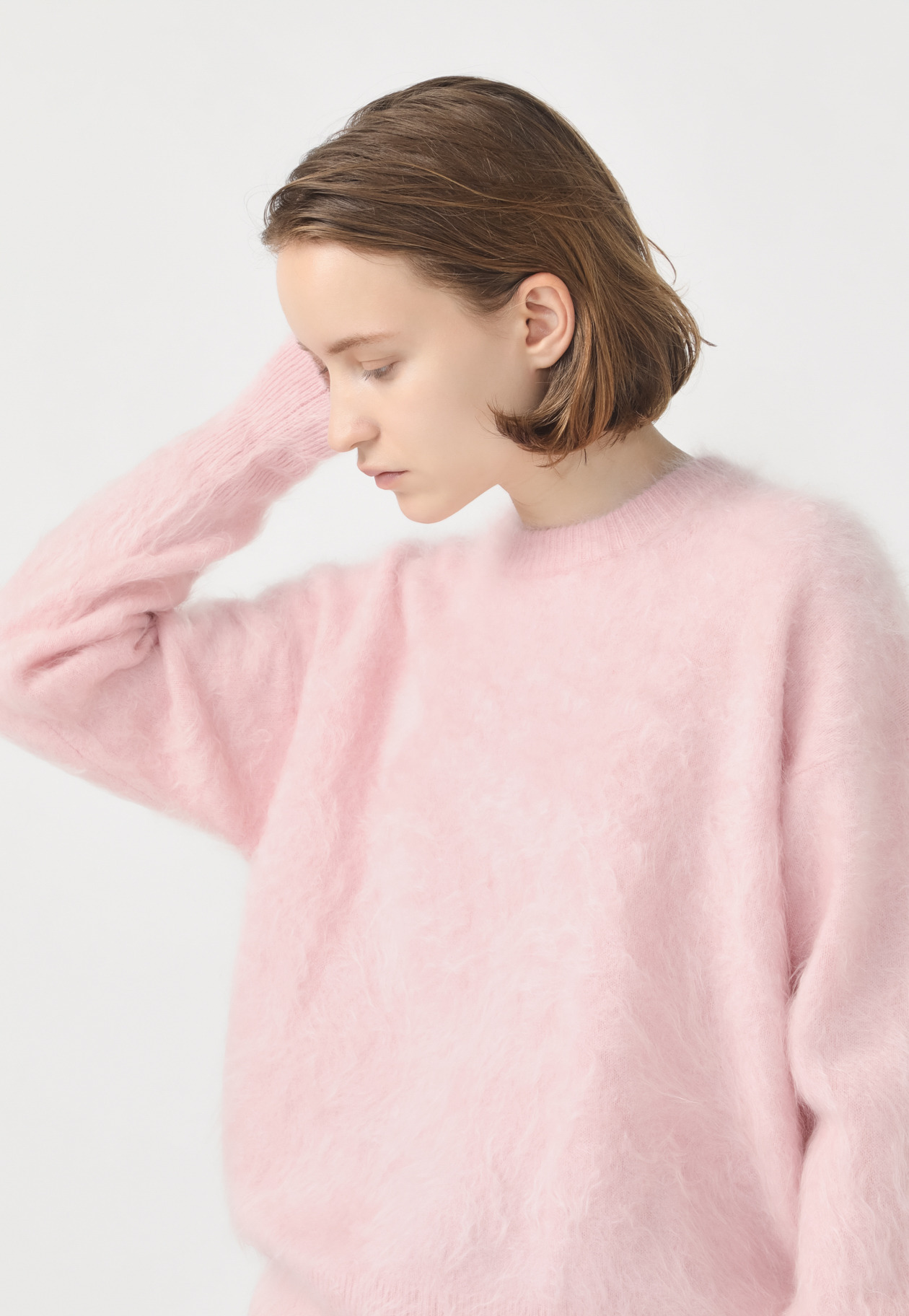 CASHMERE FUR PULLOVER 詳細画像 Pink 1