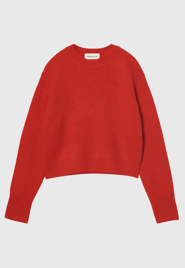 WHITE YAK COMPACT CREW NECK 詳細画像 Red 7