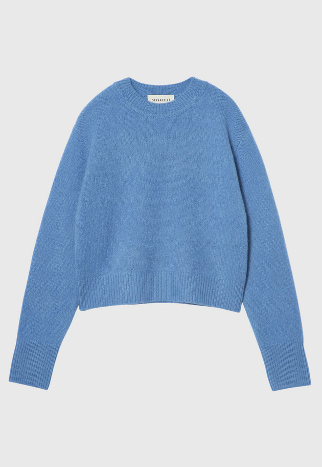 WHITE YAK COMPACT CREW NECK 詳細画像 Blue 6