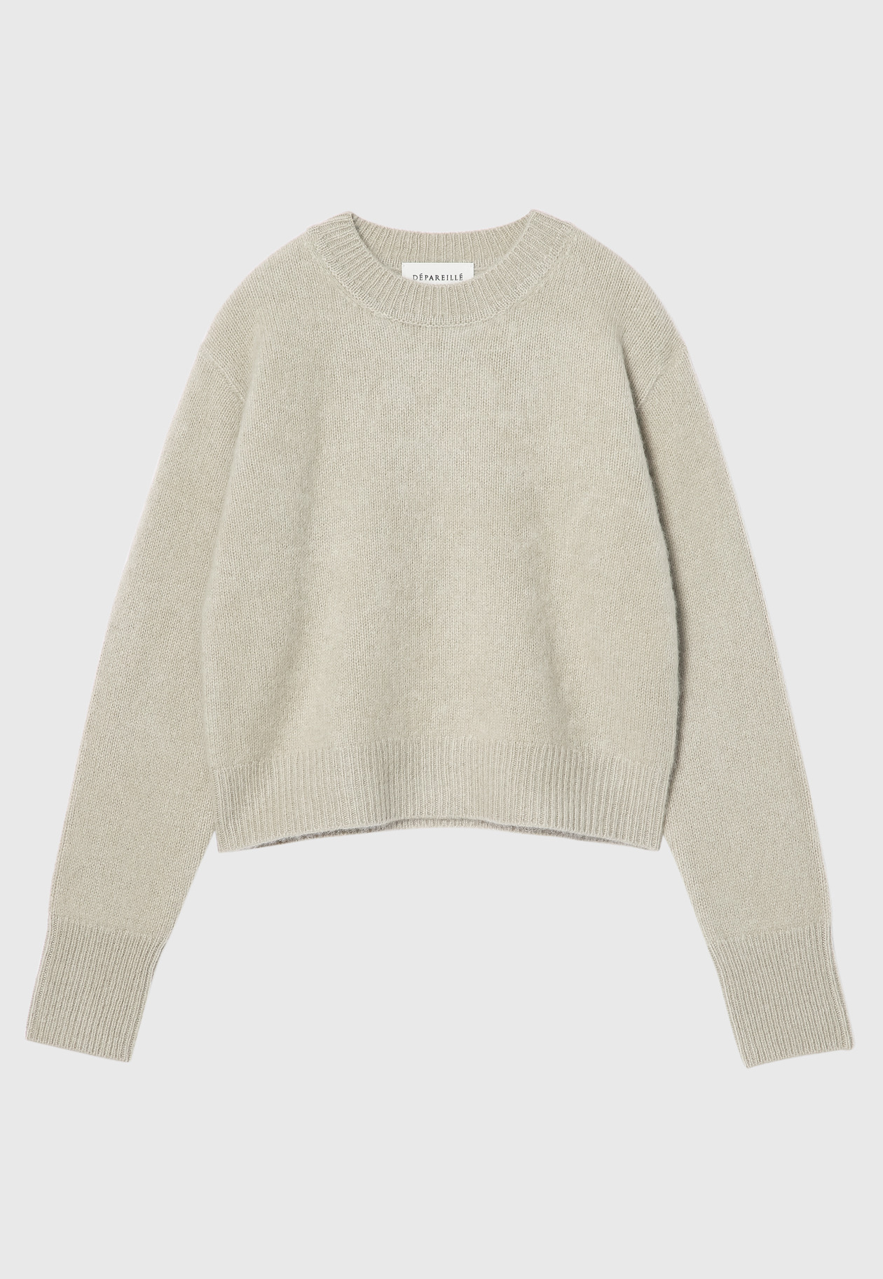 WHITE YAK COMPACT CREW NECK 詳細画像 Beige 1