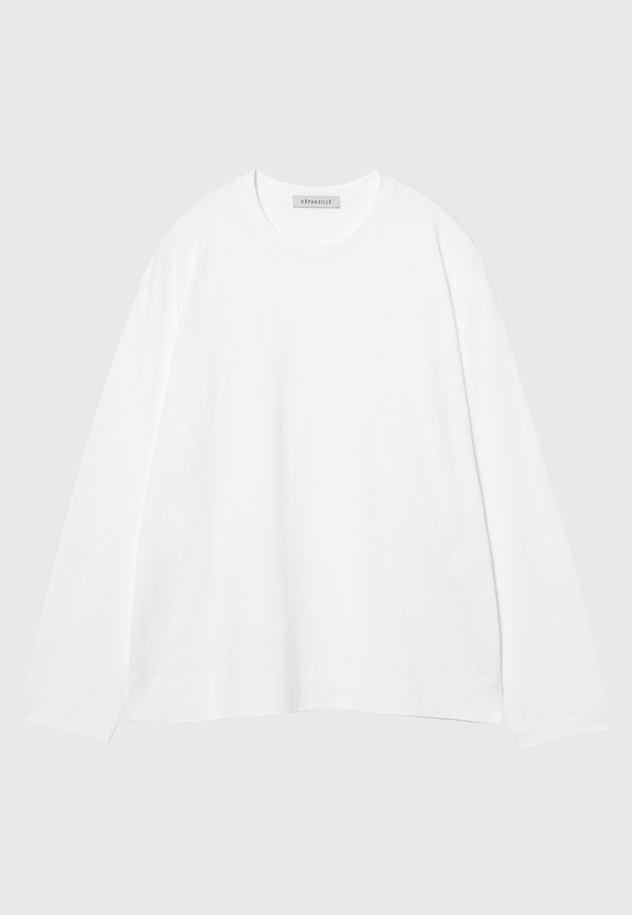 COTTON LONG SLEEVE T-SHIRT 詳細画像 White 1