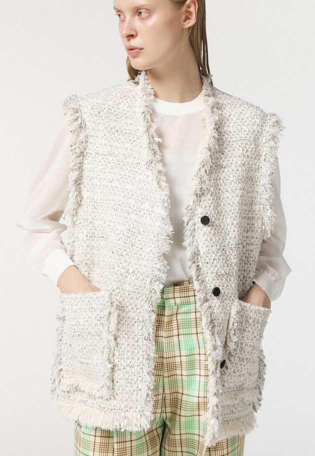 LINTON TWEED GILET｜DÉPAREILLÉ｜デパリエ オフィシャルサイト