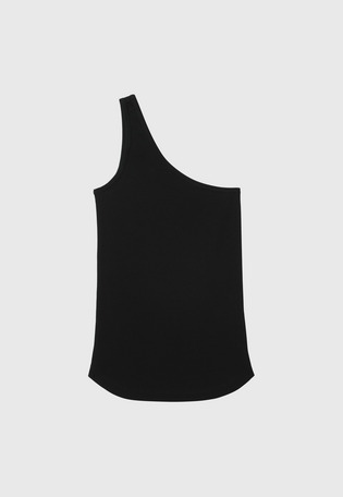 SPANDEX JERSEY ONE SHOULDER TOPS