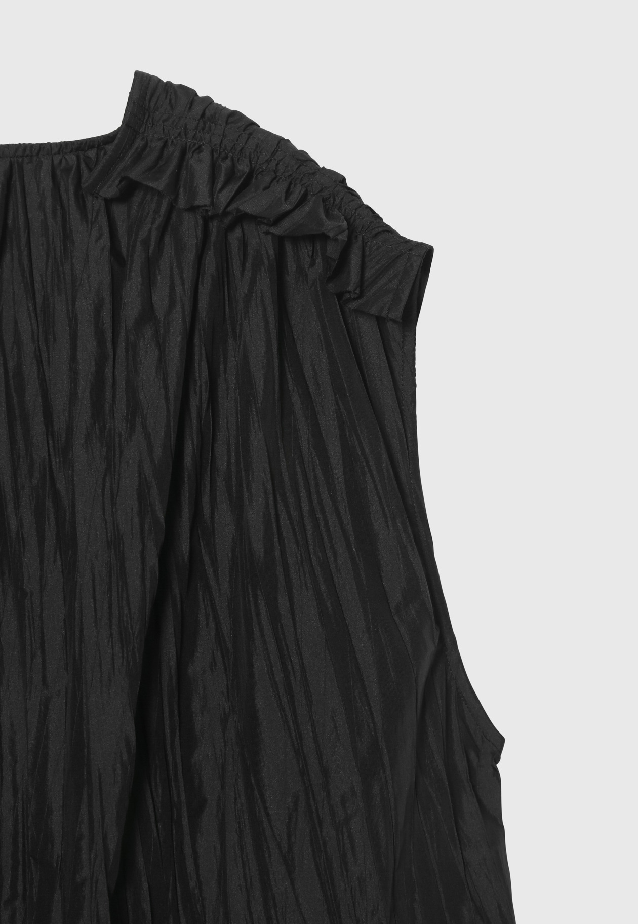 WASHER TAFFETA DRESS 詳細画像 Black 12