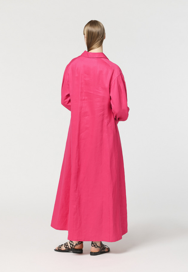 LINEN TWILL DRESS 詳細画像 Pink 3