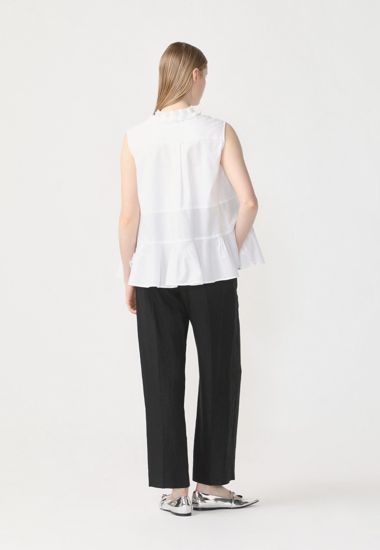 COTTON KARAMI BLOUSE 詳細画像 White 3