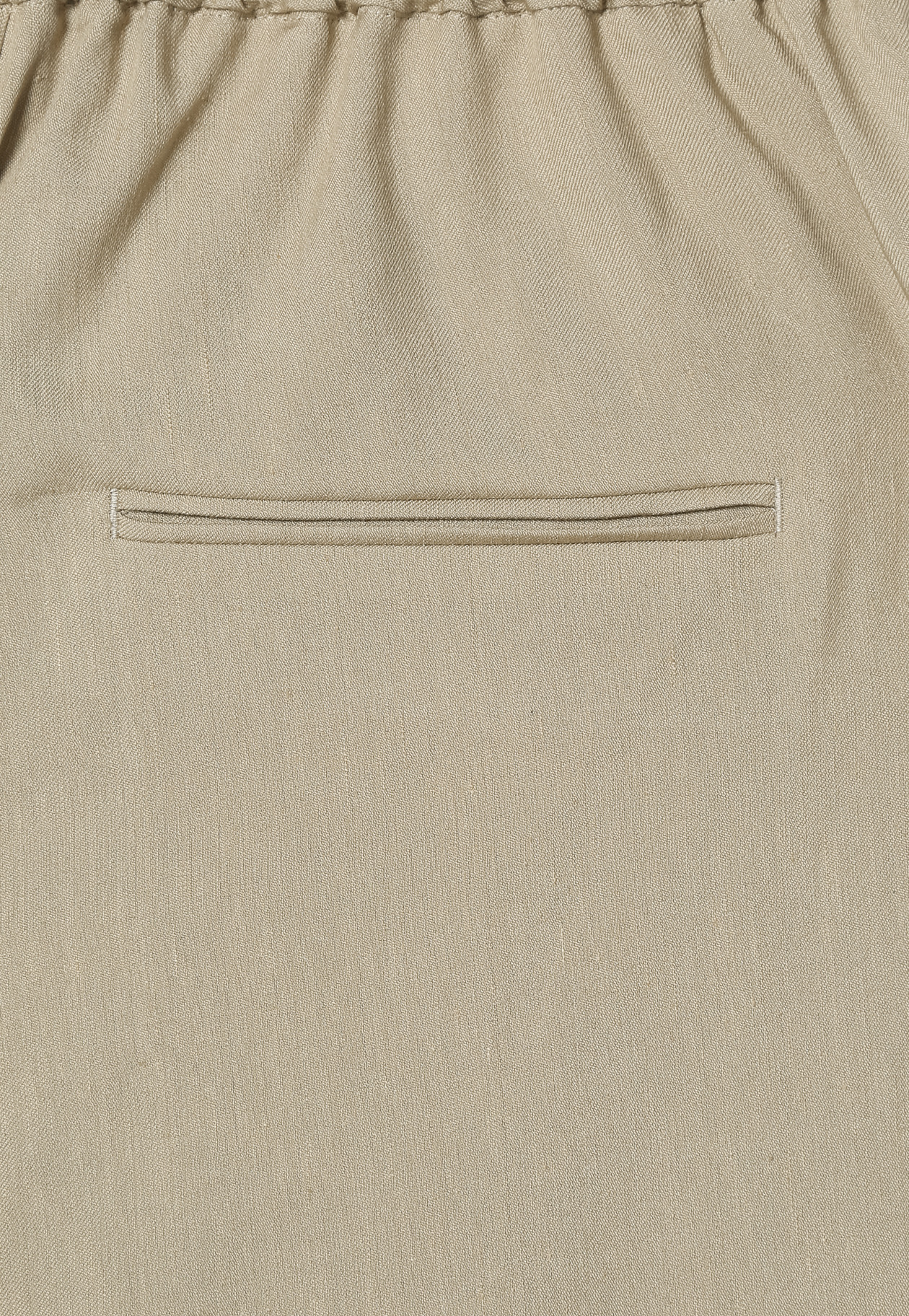 LINEN POLYESTER TWILL PANTS 詳細画像 Beige 6