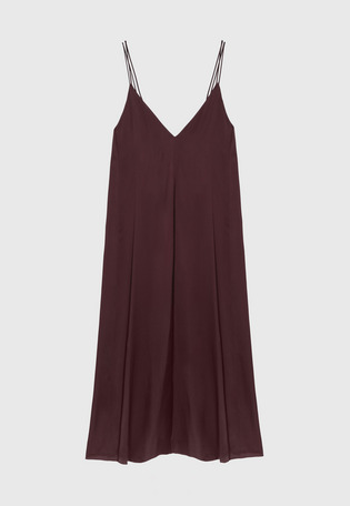 VISCOSE SATIN CAMISOLE DRESS / ヴィスコースサテンキャミソールドレス