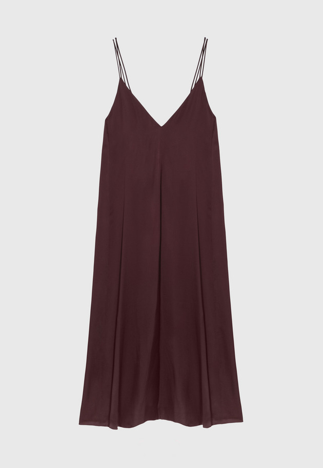 VISCOSE SATIN CAMISOLE DRESS / ヴィスコースサテンキャミソールドレス 詳細画像 Brd 1