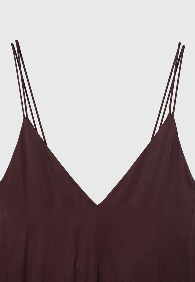 VISCOSE SATIN CAMISOLE DRESS / ヴィスコースサテンキャミソールドレス 詳細画像 Brd 3