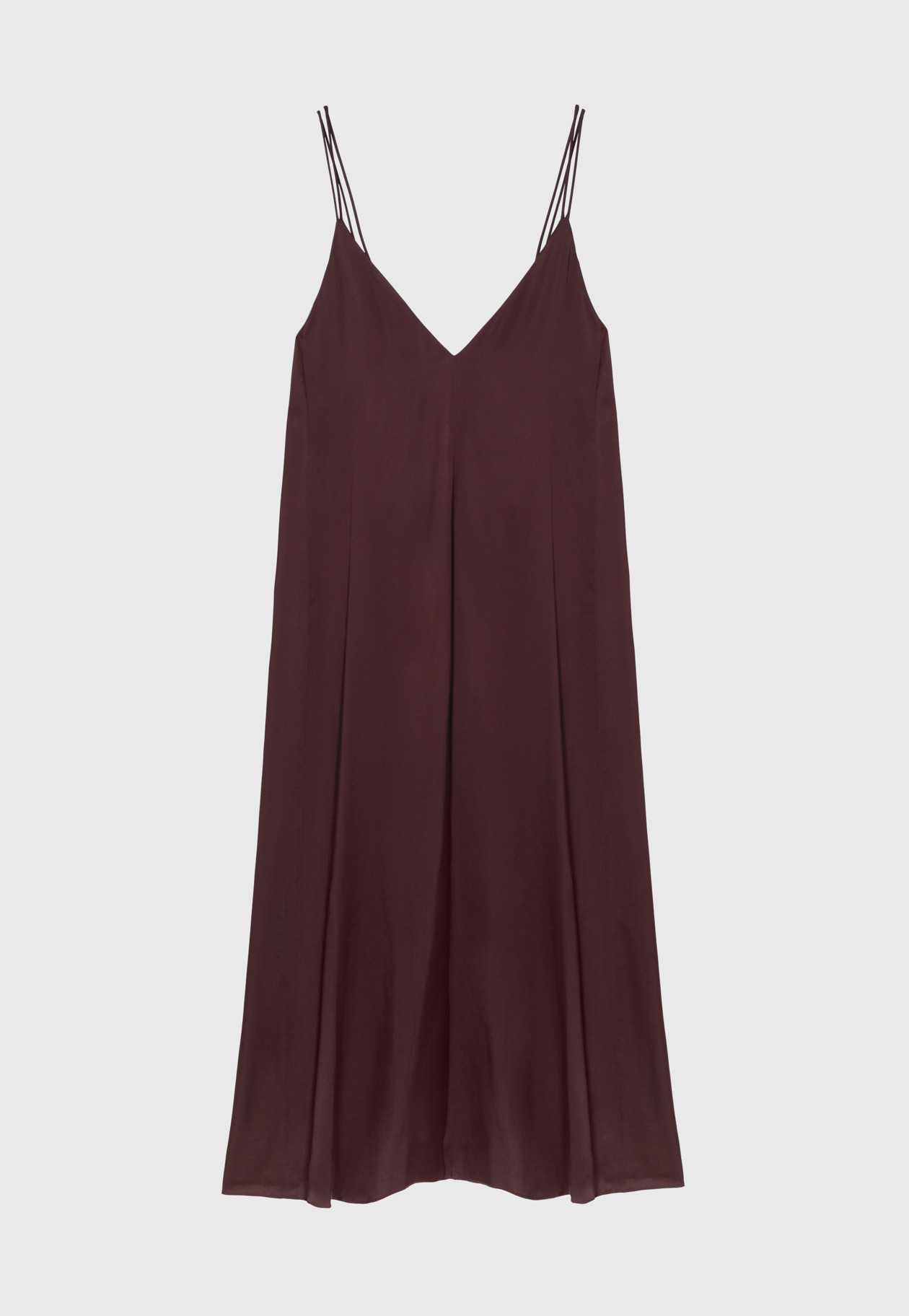 VISCOSE SATIN CAMISOLE DRESS / ヴィスコースサテンキャミソールドレス 詳細画像 Brd 1