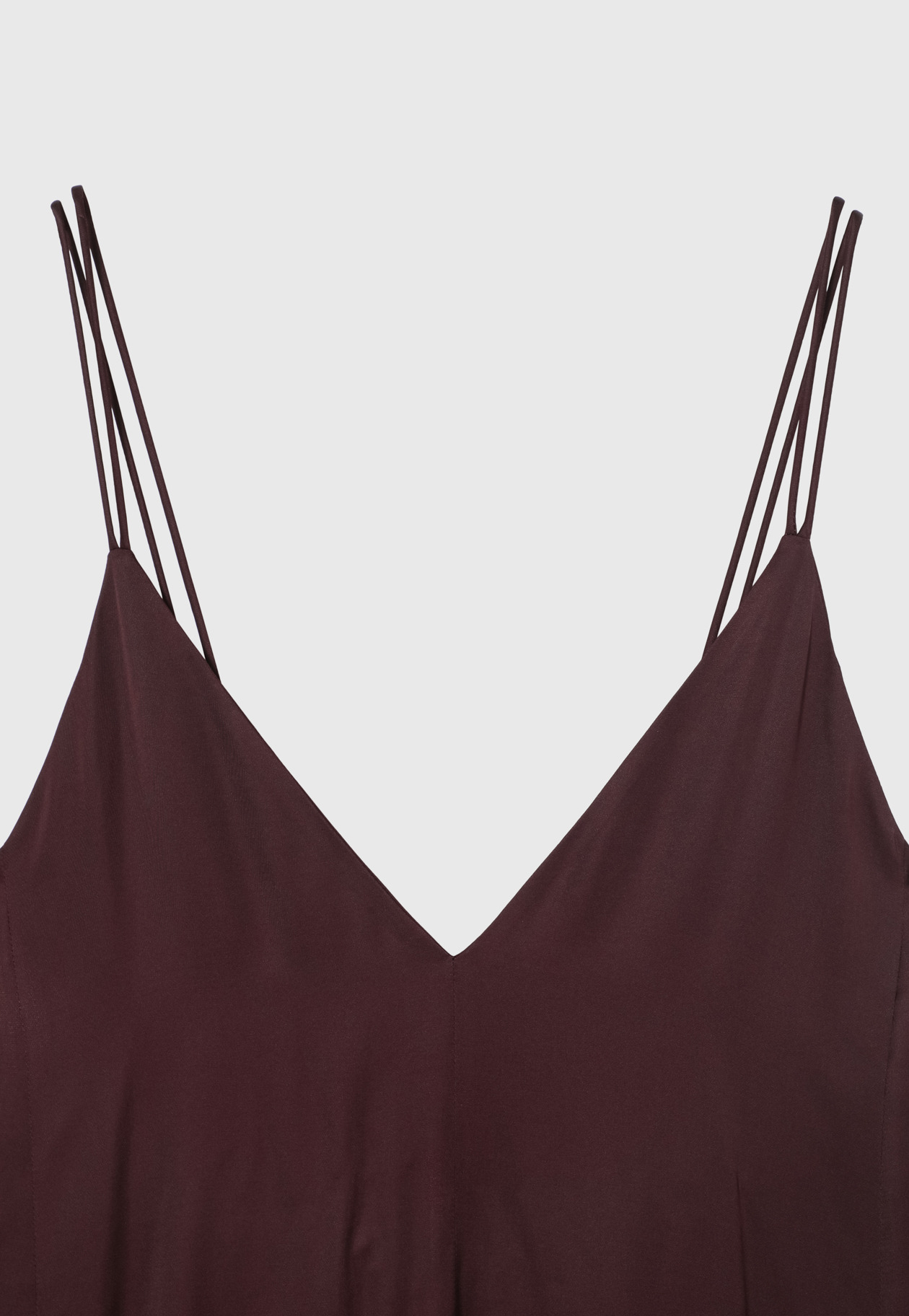 VISCOSE SATIN CAMISOLE DRESS / ヴィスコースサテンキャミソールドレス 詳細画像 Brd 3