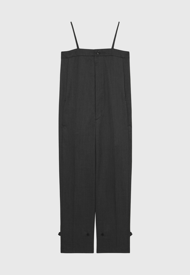 WOOL GABARDINE SALOPETTE / ウールギャバジンサロペット 詳細画像 Chcl 1