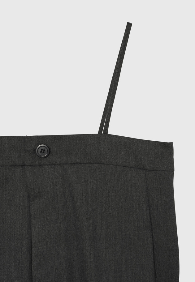 WOOL GABARDINE SALOPETTE / ウールギャバジンサロペット 詳細画像 Chcl 5