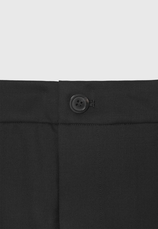 WOOL GABARDINE SALOPETTE / ウールギャバジンサロペット 詳細画像 Black 6