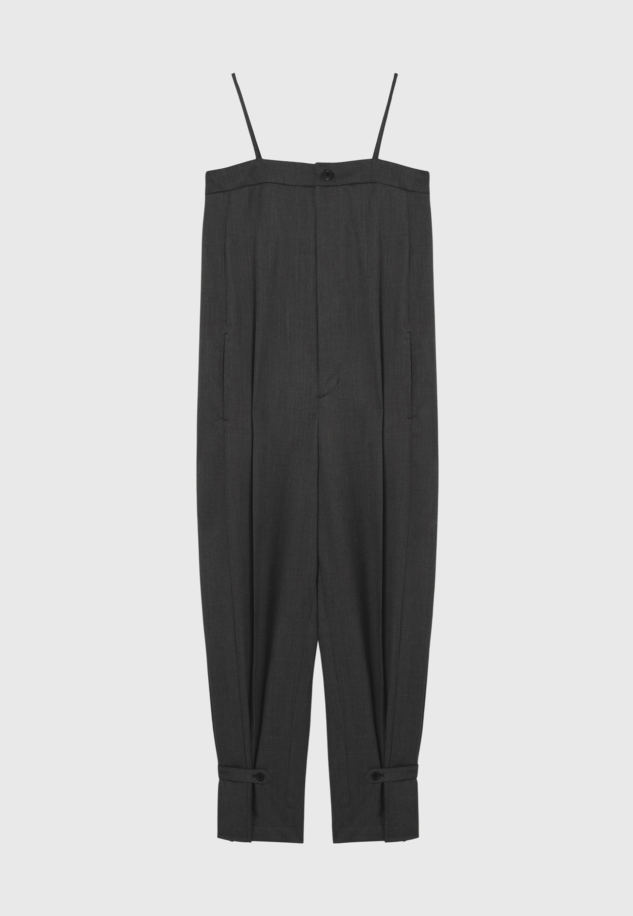 WOOL GABARDINE SALOPETTE / ウールギャバジンサロペット 詳細画像 Chcl 3