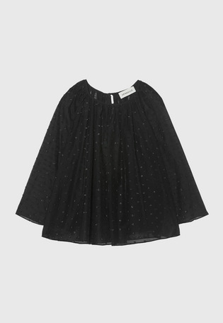 LAME JACQUARD BLOUSE / ラメジャガードブラウス