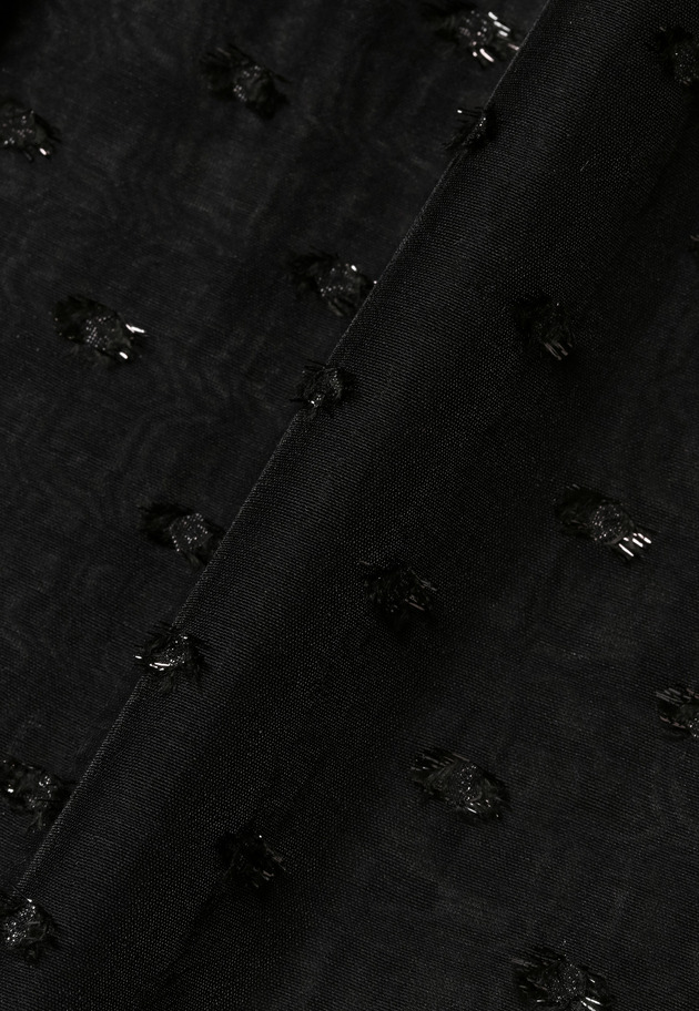 LAME JACQUARD BLOUSE / ラメジャガードブラウス 詳細画像 Black 6