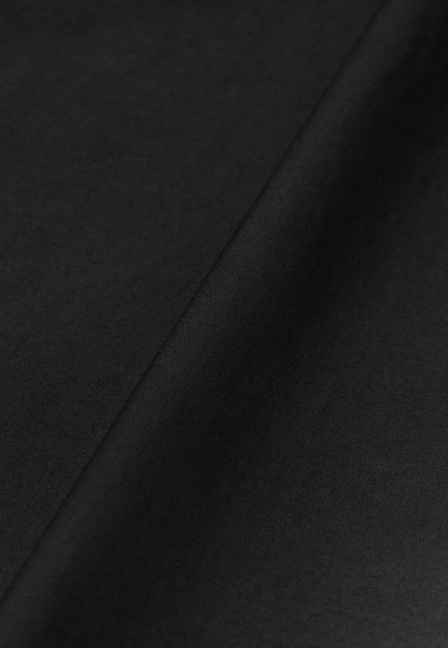 COTTON NYLON CACHE-COEUR BLOUSE / コットンナイロンカシュクールブラウス 詳細画像 Black 3