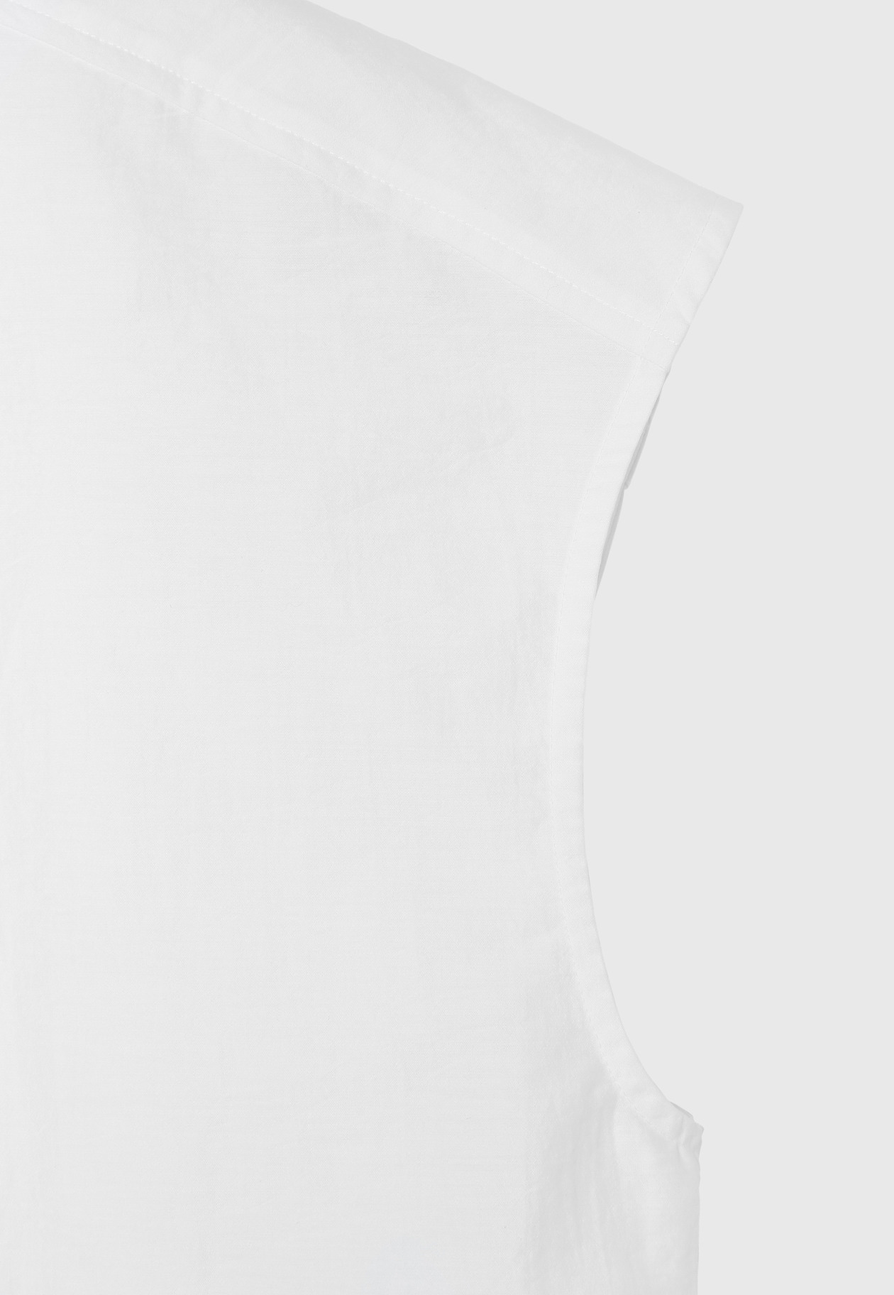 COTTON NYLON CACHE-COEUR BLOUSE / コットンナイロンカシュクールブラウス 詳細画像 White 7